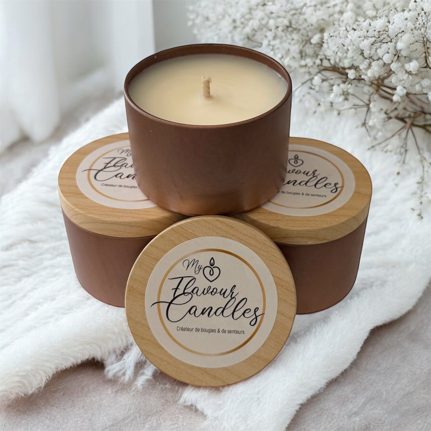 Coffret 3 bougies