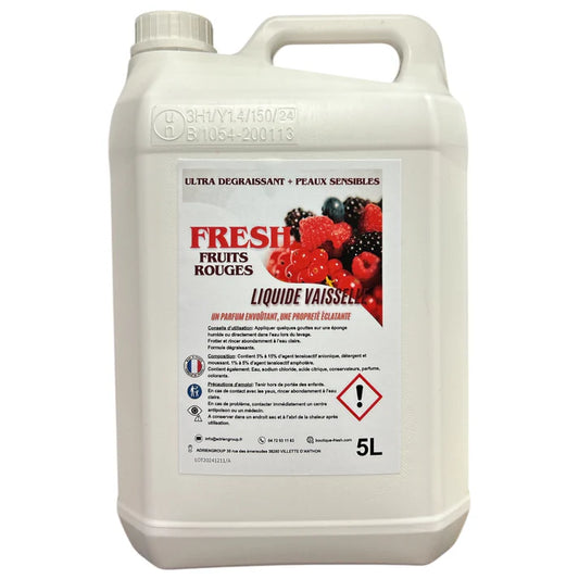 Liquide Vaisselle- FRUIT ROUGE