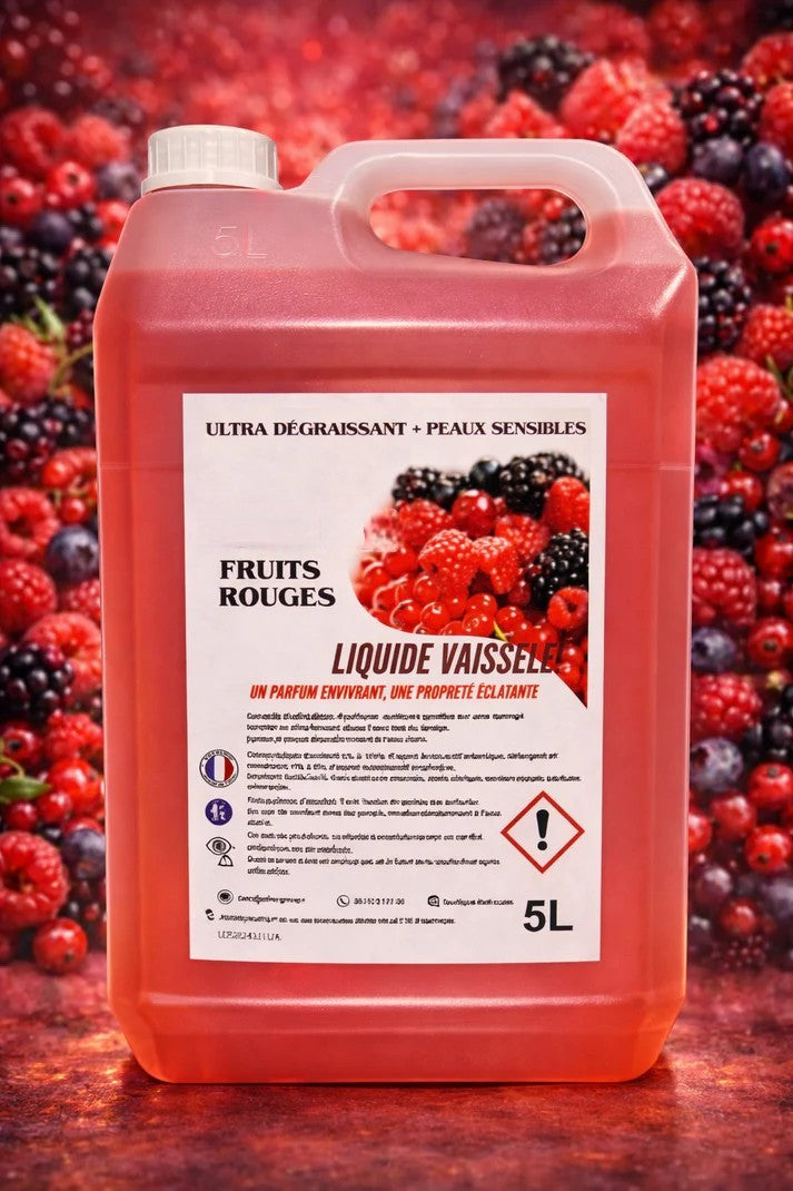 Liquide Vaisselle- FRUIT ROUGE